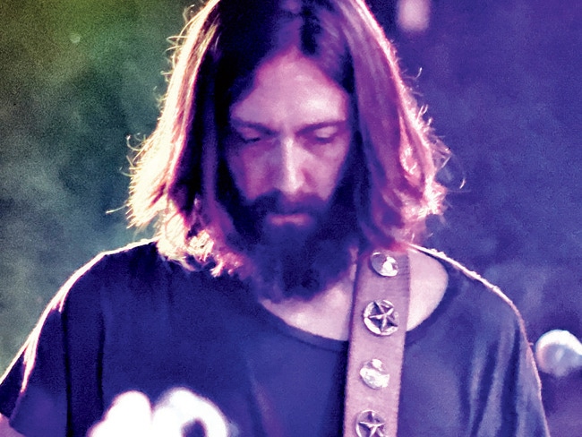 Chris Robinson Brotherhood band on stage in August 2011.
