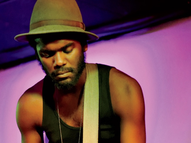 Gary Clark Jr. on stage in August 2011
